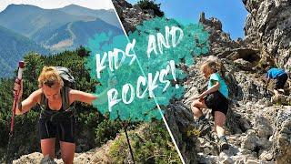 Climbing the Velký Rozsutec (1609 m) with kids - Malá Fatra (Slovakia)