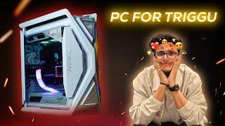 We built this PC for @triggeredinsaan and HIS REACTION WAS INSANE!!!