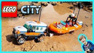 Lego City Coast Guard 4X4 Response Unit Rescue!