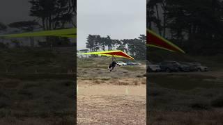 2025-06-15 Hangglider landing s3-170 at Forr Funston