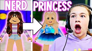 NERD IS SECRETLY A PRINCESS!! **BROOKHAVEN ROLEPLAY** | JKREW GAMING