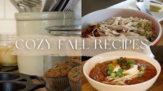 3 Fall Inspired Recipes from my Homestead Kitchen