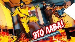 ПОЛ - ЭТО ЛАВА CHALLENGE!!!  ЖАРКОЕ ВЫЖИВАНИЕ В HOT LAVA