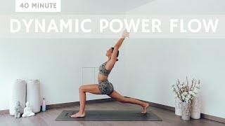 40 MINUTE - POWER YOGA FLOW | DYNAMIC VINYASA INTERMEDIATE YOGA