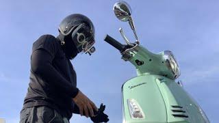 Vespa Primavera 150 Abs Relax Green walkaround and review