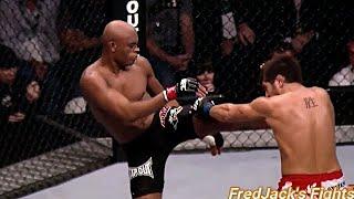 Anderson Silva vs Patrick Cote Highlights (Fair FIGHT, Unfair Ending) #ufc #andersonsilva #mma #tko
