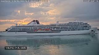 Farewell to Viking Polaris: Last 2023 Cruise Down the Saint Clair River | StreamTime LIVE