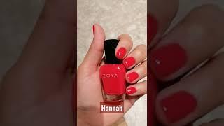 HANNAH ZOYA NAIL POLISH RED