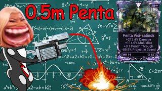 Warframe -  -90% Projectile Speed Grenade launcher || Penta is now an explosive Melee XD