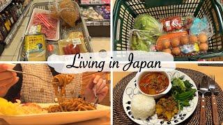 grocery shopping and made two types of curry for dinner️ | living in japan vlog