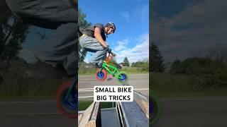 Small bike Big tricks! Hayden Anderson #shorts #maddgear #bike #tricks #skills #viral #shortvideo