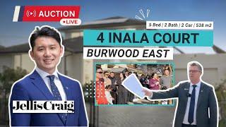 Live Auction @ 4 Inala Court, Burwood East