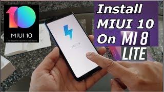 Xiaomi Mi 8 Lite - How to install MIUI 10 Global with Updater (NO ROOT)