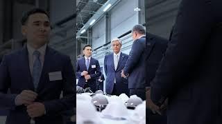 Президент посетил три завода в Астане