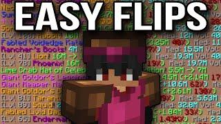 NO EFFORT ah flipping for 1 hour...  60m+ profit? | Hypixel Skyblock