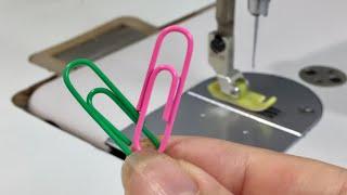 6 consigli e trucchi per cucire con le graffette che non hai mai saputo/ 6 HACK PAPER CLIPS