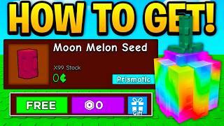 How To Get FREE MOON MELON In Grow A Garden! (Moon Melon Seed Glitch) Grow A Garden Seed Glitch