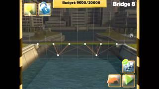Bridge Constructor-Central Mainland-Bridge 8 Walkthrough