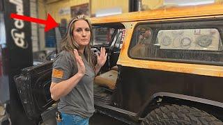 Big Change Made On Michelle's Jeepster....But Did She Even Notice?!