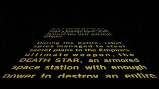 Star Wars Original Opening Crawl Theatrical 1977