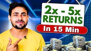 2X-5X Returns in 15 Minutes 2025 (HINDI) || Crypto Trading BTC || Bit15 Features Mudrex Exchange