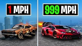 everytime I CRASH my car gets FASTER.. GTA 5 RP