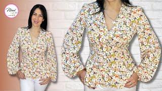 #95 BLUSA CORTE IMPERIO/ CONFECCIÓN PASO A PASO/2da Parte