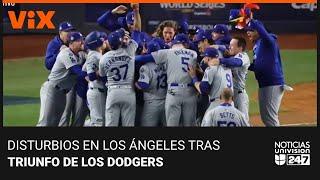 Así fue la celebración tras triunfo de los Dodgers: Univision Noticias 24/7 - 31 de octubre de 2024