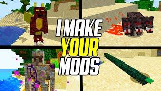 I CREATE Your Minecraft Mod Ideas