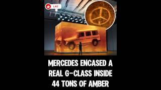 Mercedes Creates the WORLD’S LARGEST Resin Sculpture with a 1979 G Wagon Inside! #mercedes #resinart