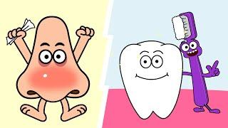SICK SONG - BRUSH ME - Brush your teeth Song - Healthy Habits - Todlers - Nursery Rhymes -Kids Songs