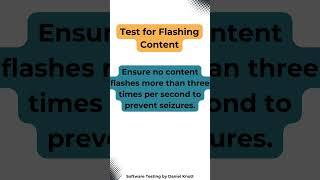 Test for Flashing Content #accessibility #AccessibilityTesting