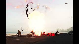 Car Explosion Chaos and Niagara Fluids - Unreal Engine 5.3