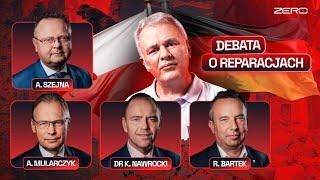 DEBATA O REPARACJACH WOJENNYCH OD NIEMIEC - MAZUREK, BARTEK, SZEJNA, MULARCZYK, DR NAWROCKI