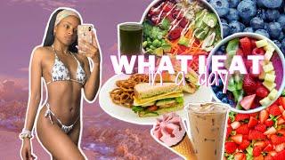 WHAT I EAT IN A DAY | healthy, réaliste et rapide!