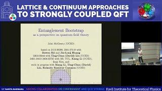 Entanglement Bootstrap as a perspective on quantum field theory | John McGreevy (UCSD)