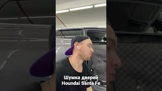 Шумоизоляция дверей Houndai Santa Fe