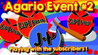 Agario team mode event #2, playing with the subscribers