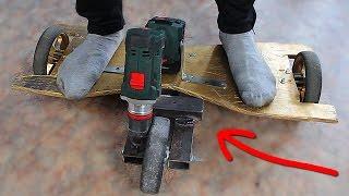 DIY - ГИРОСКУТЕР С МОТОРОМ СВОИМИ РУКАМИ ! HOW to MAKE RUSSIAN Hoverboard