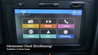 Infotainment Check MediaNav im Dacia Duster (Kurzfassung)