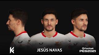 PES 21 NEW FACE JESUS NAVAS BY KODIGO FACEMAKER