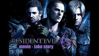 Resident Evil 6 (All Cutscenes) game movie - Jake story - 1080p HD