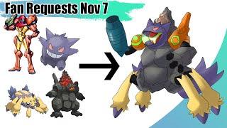 Fan Requests Nov 7 + 8 : Pikachu Mega Evolution | Pokémon Fusion | Max S