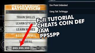 FULL TUTORIAL CHEATS COIN DEF JAM! PPSSPP!