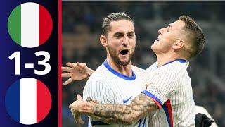 Italia vs Francia (1-3) | All Goals & Extended Highlights | FINALE 2024 della UEFA Nations League |