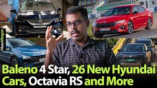 Maruti Baleno got 4 Stars in BNCAP, New Hyundai Car Launch in India? | MotoCast EP - 173 | MotoWagon