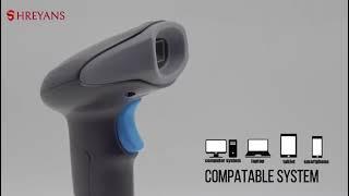 Shreyans 2D WIRELESS BARCODE SCANNER