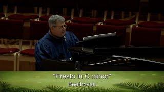 "Presto in C minor" Beethoven, Jonathan Spivey