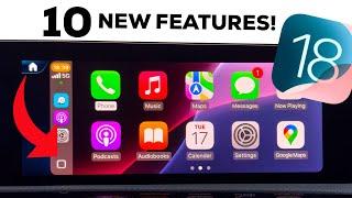 iOS 18 Apple CarPlay is AMAZING! 10 NEW FEATURES!