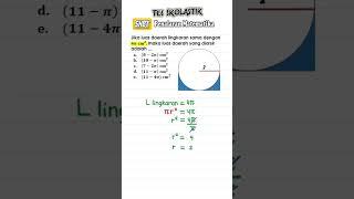 Latihan Soal SNBT Penalaran Matematika #SNBT #tesskolastik